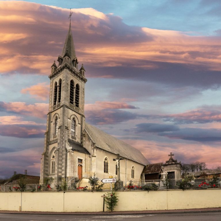 Réfection du toit de l'église